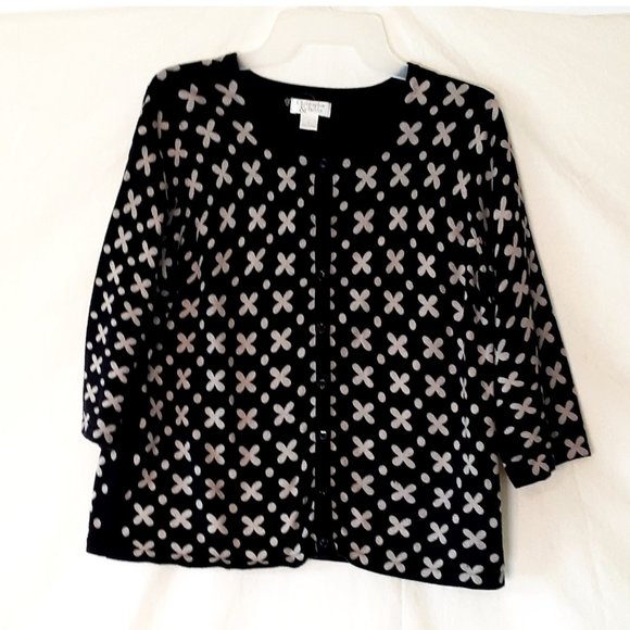 Christopher & Banks Button Down Sweater - Picture 1 of 6